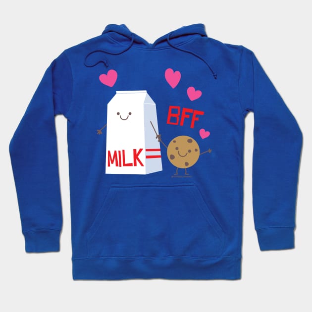 BFF MILK COOKIE Hoodie by toddgoldmanart